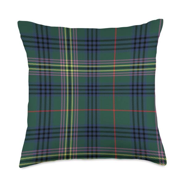 Clan Kennedy tartan Throw Pillow