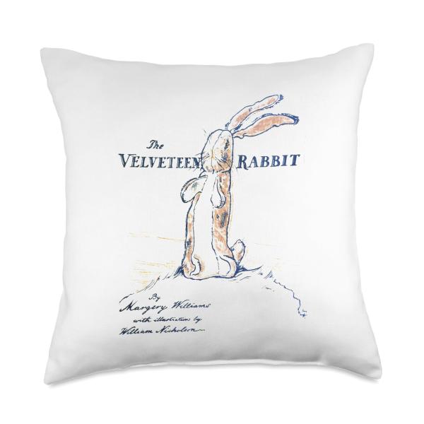 Stuffed rabbit The Velveteen Rabbit, Margery Williams Book Throw Pillow