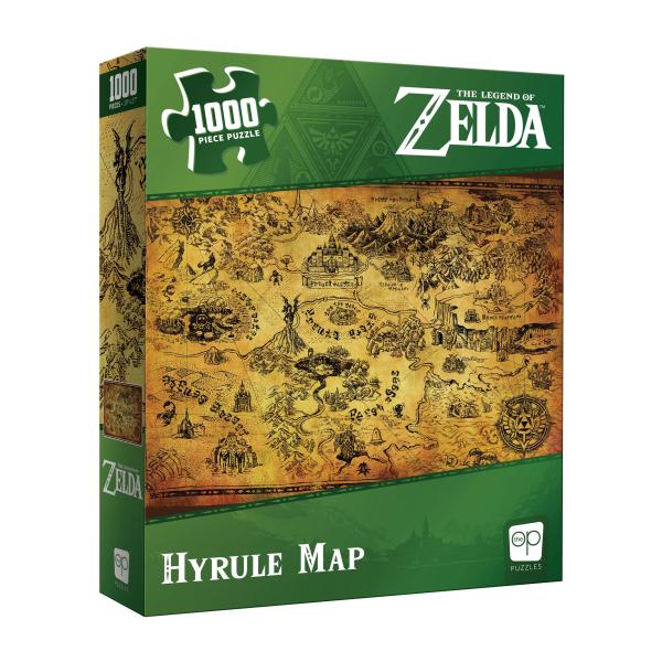 USAOPOLY ゼルダの伝説 ハイラルマップ 1000ピース ジグソーパズル