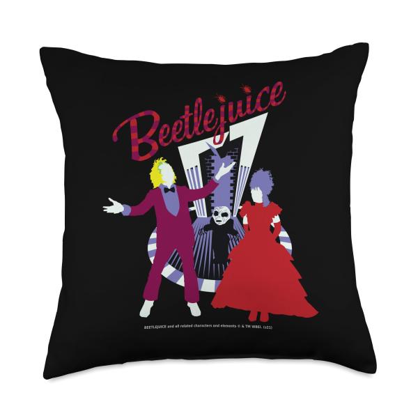 Beetlejuice The Vows Throw Pillow