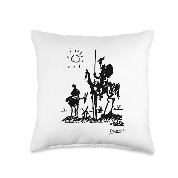 Don Quixote Artwork Throw Pillow