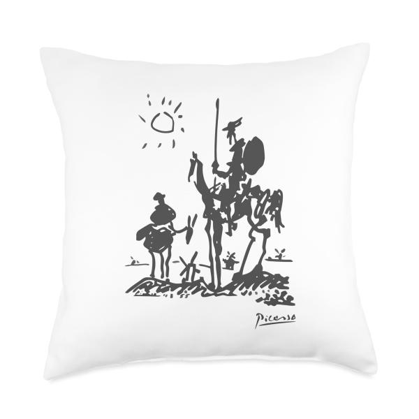 Don Quixote Artwork Throw Pillow