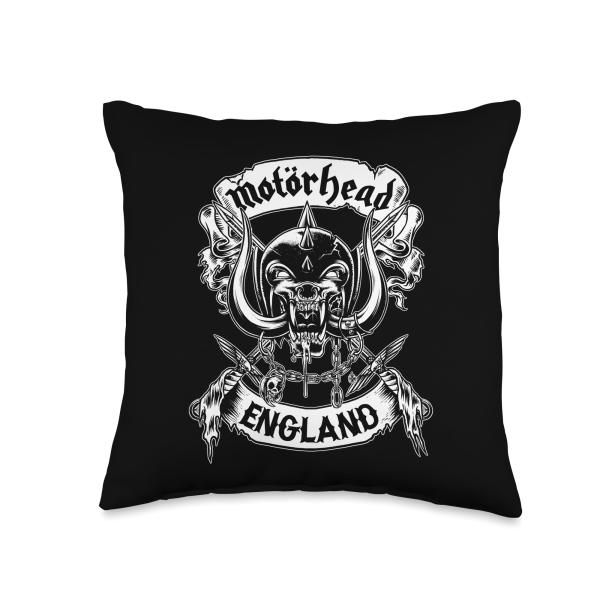 Mot〓rhead England Crossed Swords Throw Pillow