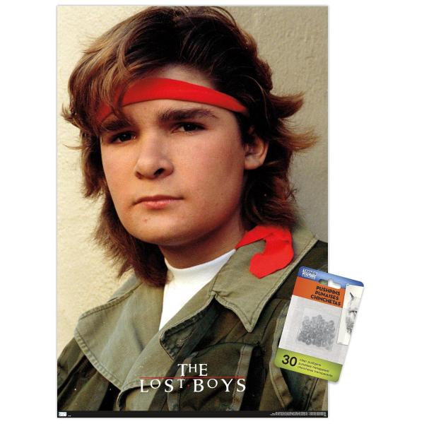 Trends International The Lost Boys - Edgar Wall Poster, 14.72" x 22.37", Premium Poster ＆ Push Pin Bundle