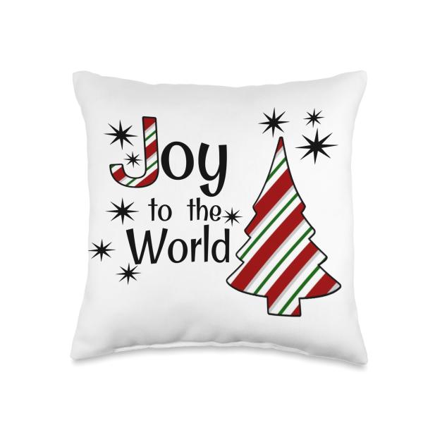 Joy To The World The Lord Has Come Christian Christmas Throw Pillow