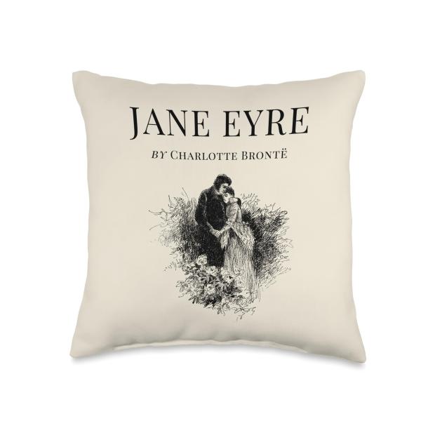 Jane Eyre Charlotte Bronte Front Cover Throw Pillow