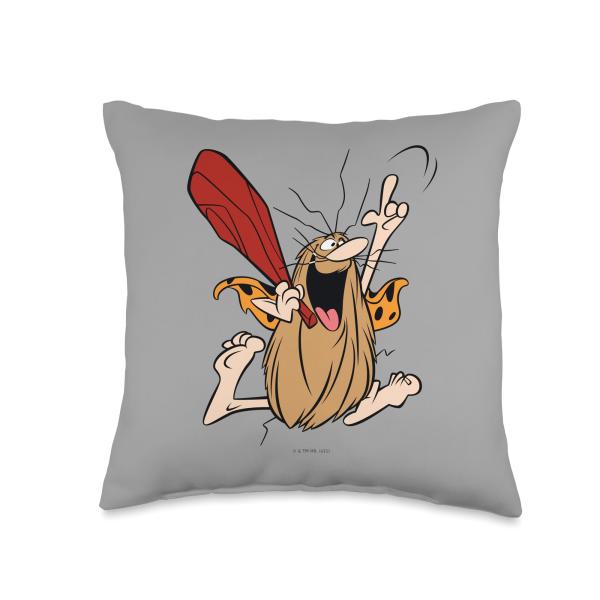 Captain Caveman Captain Caveman Unga Bunga Throw Pillow