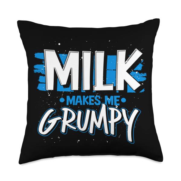 Food Allergy Lactose Intolerance Dairy Free Lactose Free Throw Pillow