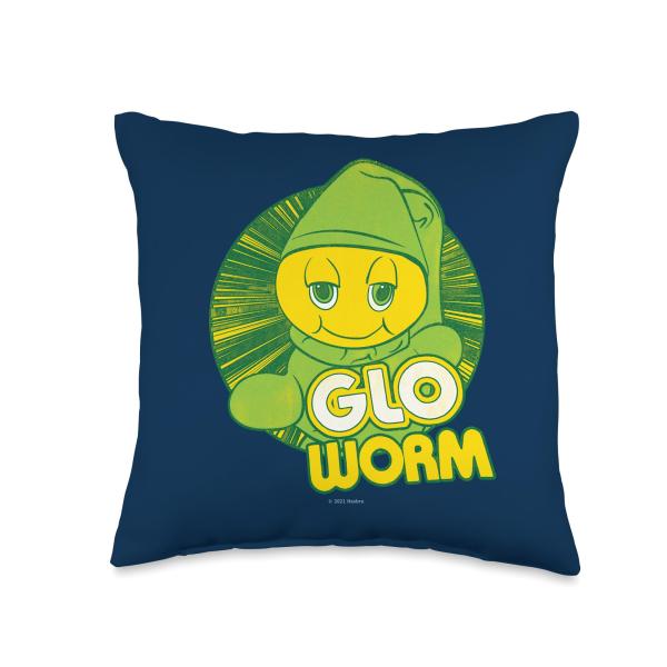 Glo Worm Logo with Glo Worm Throw Pillow