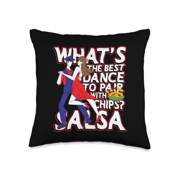 Best dance to pair with chips and salsa Throw Pillow