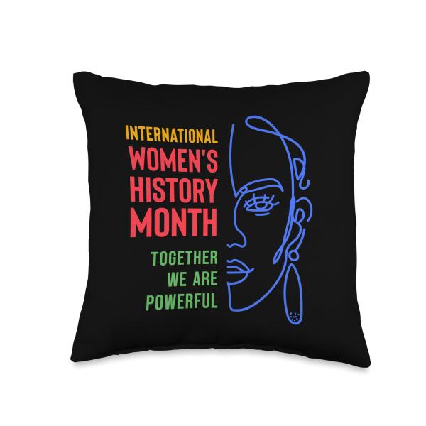 International Women's History Month Throw Pillow