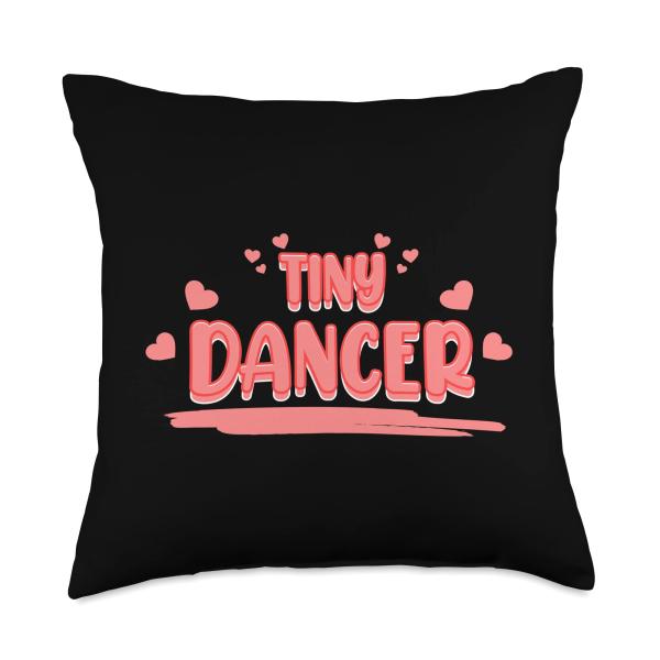 Tiny Dancer Dance Dancing Day Graphic Throw Pillow