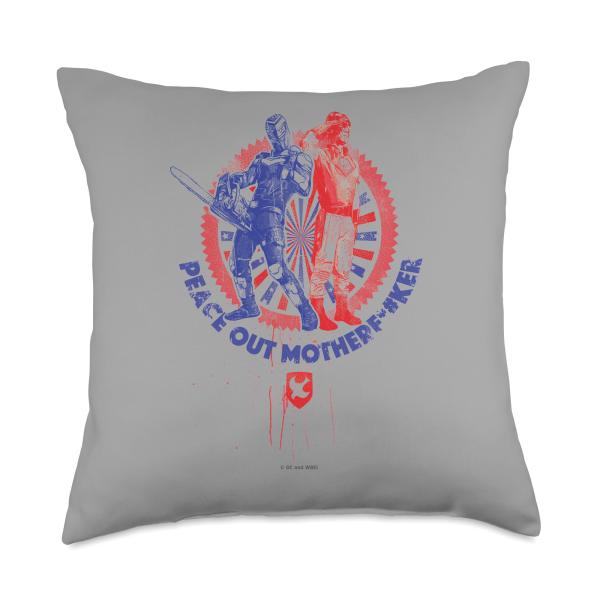 Peacemaker The Vigilante Peace Stamp Throw Pillow