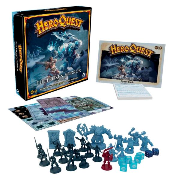 アヴァロンヒル HeroQuest拡張 The Frozen Horror クエストパック 未塗装ミニチュア21体