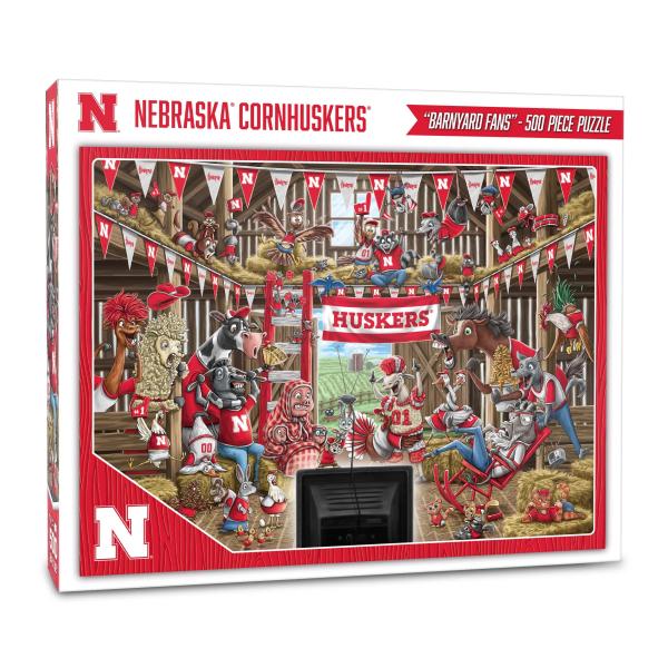 YouTheFan NCAA ネブラスカ・コーンハスカーズ バーンヤードファン 500ピース ジグソーパズル 18×24インチ