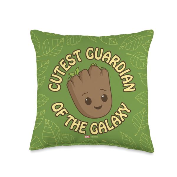 Marvel Studios I Am Groot Cutest Guardian in the Galaxy Throw Pillow