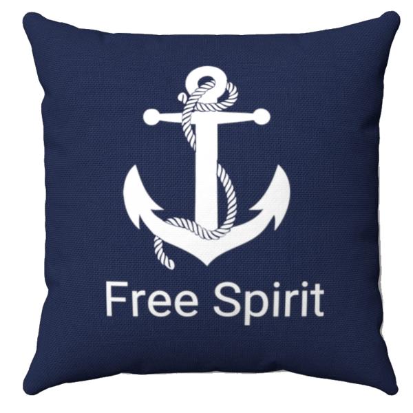 t.botanicals Personalized Nautical Pillow, Custom Anchor Pillow, Boat Gift, Custom Boat Pillow, Nautical Throw Pillows, Nautical Boat Gifts, Lake Hous