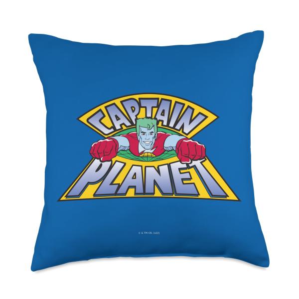 Captain Planet Logo Throw Pillow