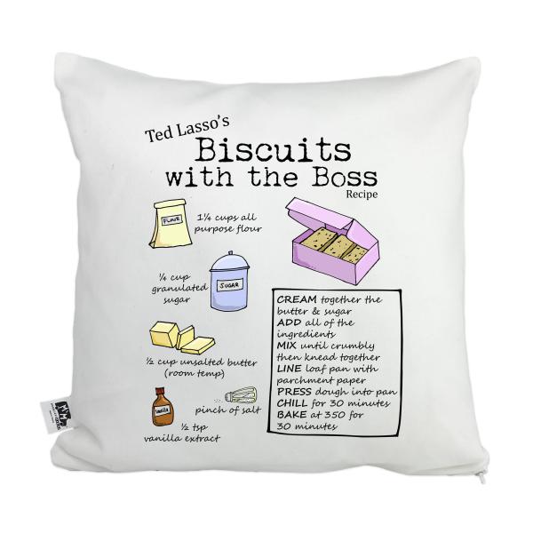 Moonlight Makers, Biscuits with The Boss, Decorative Pillow Case, 100% Cotton Canvas Pillowcase, Farmhouse Decor, Gift for Home