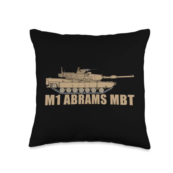 M1 Abrams Tank Military Tankers Throw Pillow