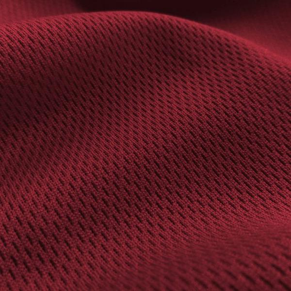 Pico Textiles 1 Yard - Burgundy Polyester Dimple Mesh Jersey Fabric - Sold by The Yard - Variety of Colors - Durable Athletic Mesh Fabric, Ideal for S