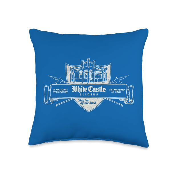White Castle An Institution Throw Pillow