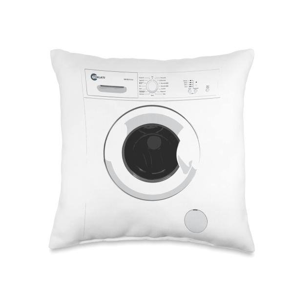 Washing Machine Costume Funny Tech Designs for Halloween Throw Pillow