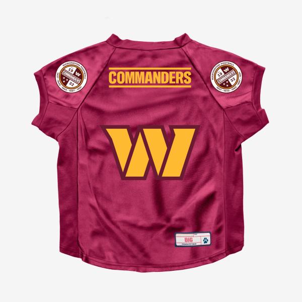 Littlearth NFL Washington Commanders Stretch Pet Jersey, Team Color, Big Dog