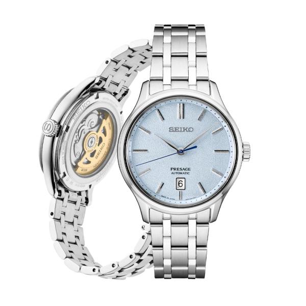 OMEGA シーマスター セイコー プレサージュ 腕時計 クォーツ セイコー プレザージュ SRP53 自動巻き メンズ腕時計 ストーンブルー