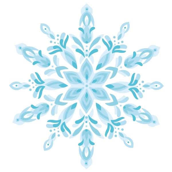 Plantillas en capas Sizzix, paquete de 4 copos de nieve | 664932 | Cap〓tulo 4 2022