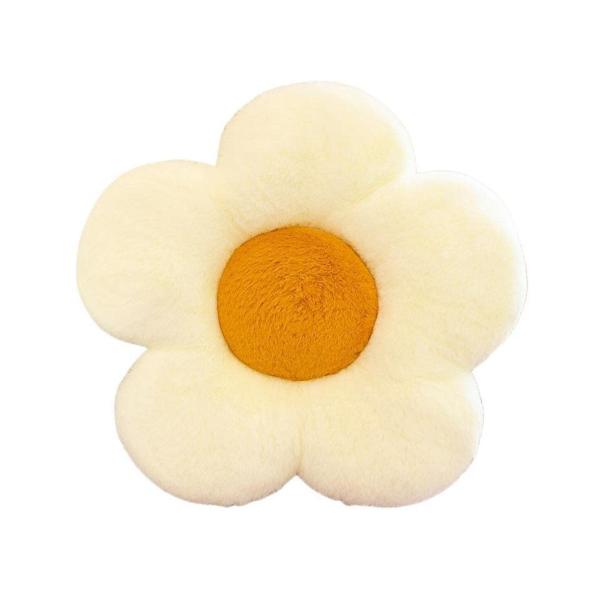 Zuwxeu Flower Pillow, Cute Plush Flower Floor Pillow, Aesthetic Flower Throw Pillow, Daisy Pillow Cushion, Flower Shaped Pillow, Simple Room Decoratio