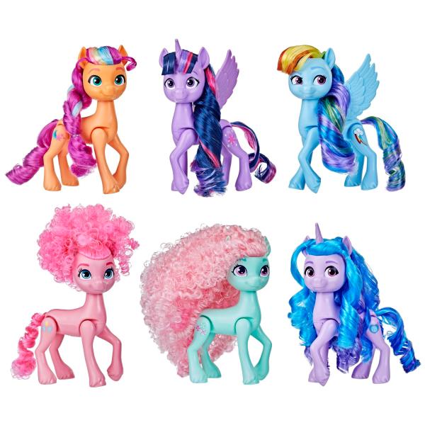 Hasbro My Little Pony Dolls レインボーお祝い 6ポニーフィギュア
