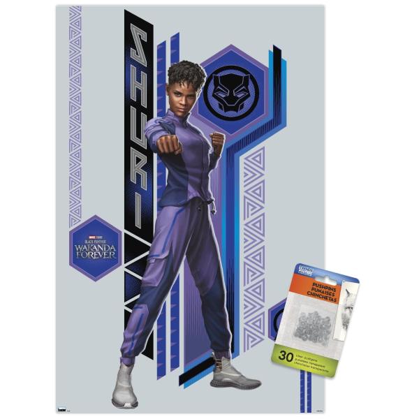 Marvel Black Panther: Wakanda Forever - Shuri Wall Poster with Push Pins