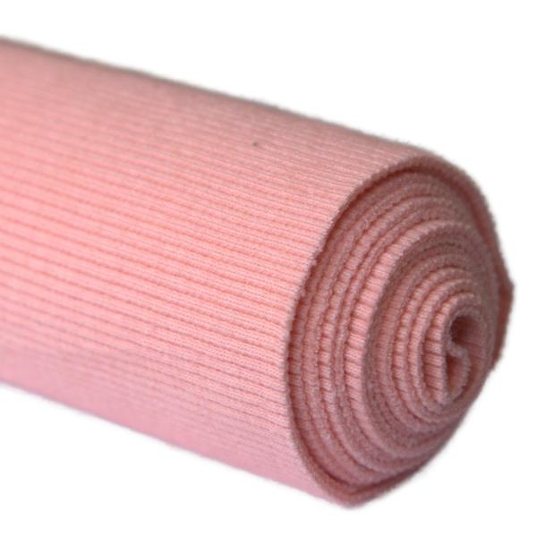 TinaKim Ribbing for Collars, Waistbands Neckbands Cuffs Jacket Hoodies Sewing Material (43x20in, 2 Light Pink)
