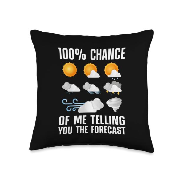 Cool Meteorologist For Men Women Meteorology Weather Tornado Throw Pillow