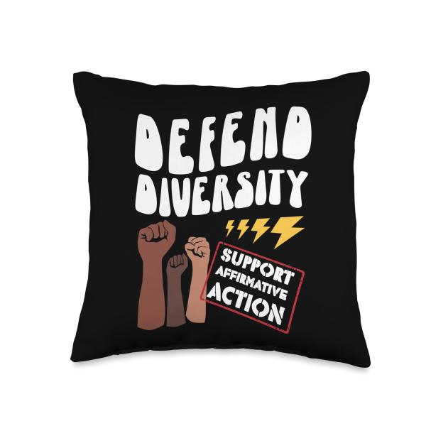 Defend Affirmative Action Asian African American Students Throw Pillow