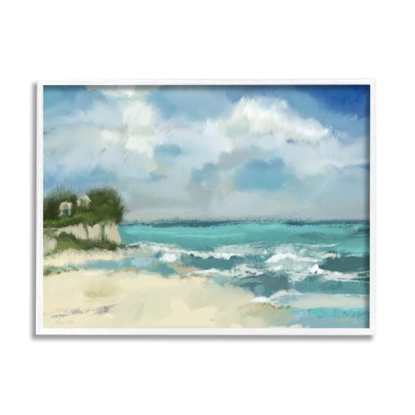 Abstract Ocean Waves Sky, 24 x 30 Inch Framed Gicl〓e Print