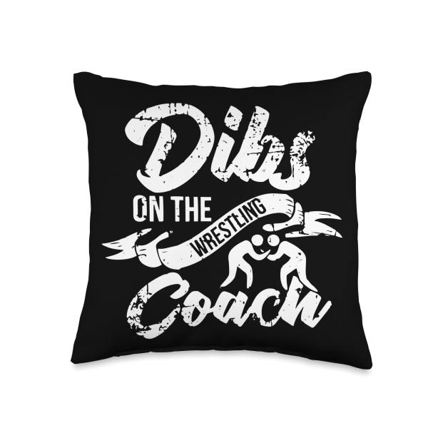 Wrestling Coach's Wife Girlfriend Dibs On The Coach Throw Pillow
