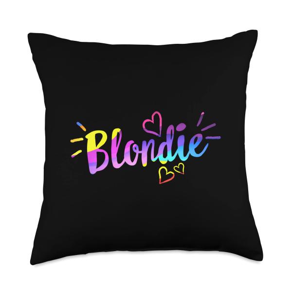 Blondie And Brownie Shirts Blondie Best Friend Blonde Best F Throw Pillow