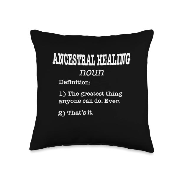 Ancestral Healing Definition Ancestral Healing Practitioners Throw Pillow