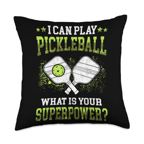 Pickelball I can play Pickleball Pickleballplayer Throw Pillow