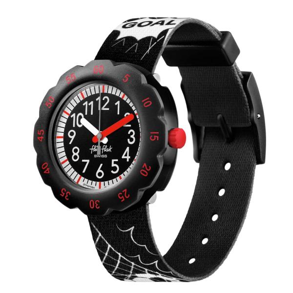 Flik Flak Boy Kids Watch Biosourced Quartz Waterproof Goal !