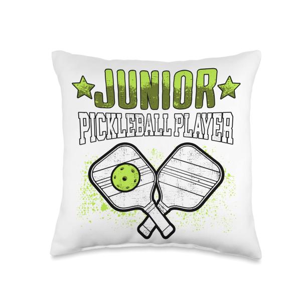 Pickelball Junior Pickleball Player Pickleballplayer Throw Pillow