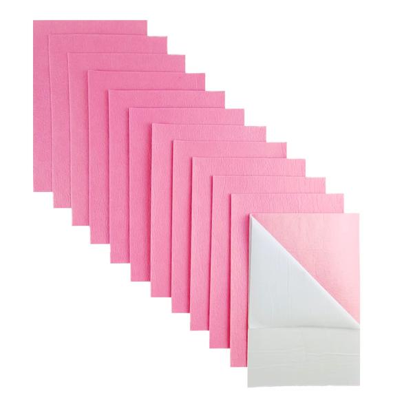 Jtnohx Self Adhesive Felt Sheets, 11 Pieces Stiff Sticky Felt, 8"x12" Fabric Square with Adhesive Backing for Crafts, Drawer Liner for Jewelry Box Dra