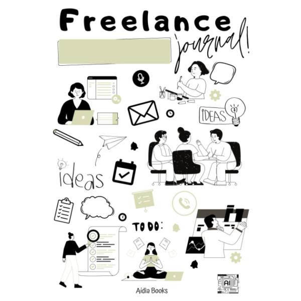 Freelance Journal! Planner settimanale per il lavoro: senza data per i tuoi impegni e attivit〓, formato 17x25 cm, 199 pagine per la tua organizzazion