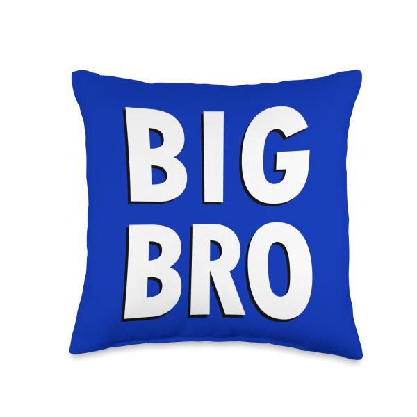 Big Bro Simple Brothers Throw Pillow