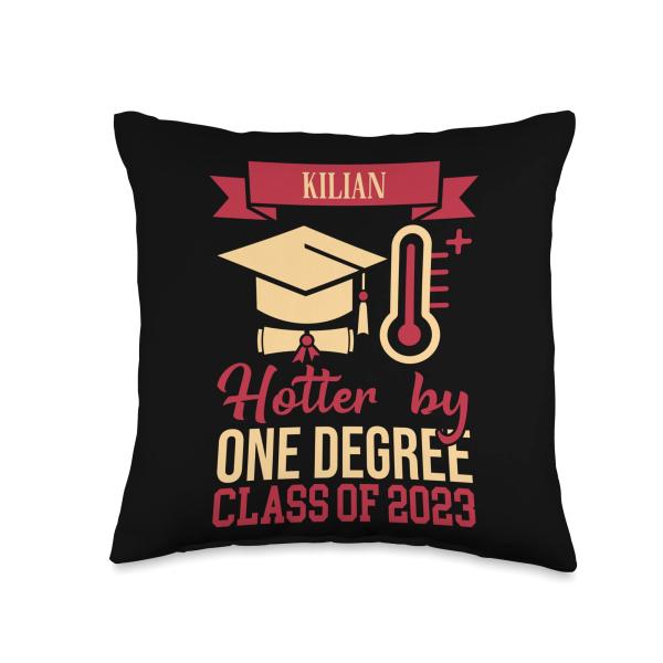 Kilian Hotter By One Degree Class Of 2023 Accomplished Throw Pillow