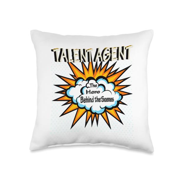 TALENT AGENT Gifts Talent Agent-Funny Hero Job Throw Pillow, 16x16