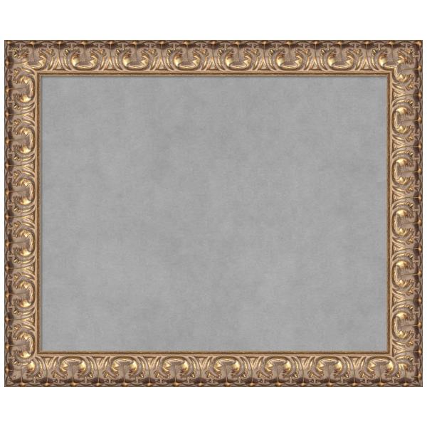 Amanti Art Gold Framed Magnetic Board 19x23 Small Vision Board for use with Magnets, 100% Metal Sheet to Display Items as Office Decor or for Home Org