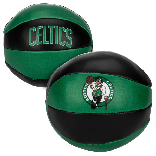 Franklin Sports NBA ボストン・セルティックス おもちゃのバスケットボール - 子供用ソフトミニバスケットボール2個パック ドア越し用 屋内用フープ - NBAファ